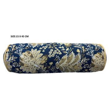 Cuscino Imbottito Sapaat 15x45 - Fantasia Floreale Marino fa Mercato