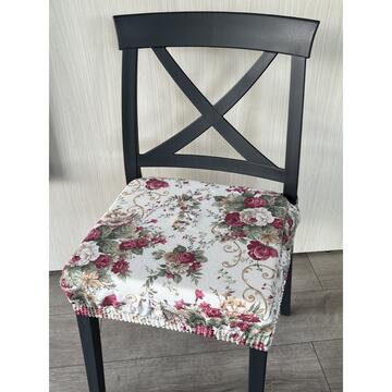 Coprisedia 40x40 cm - Fantasia Roses Marino fa Mercato