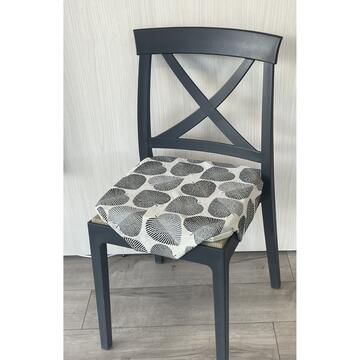 Coprisedia con Aletta 40x40 cm - Fantasia Lillac Marino fa Mercato