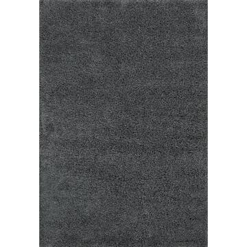 Tappeto Lila shaggy Grigio Scuro 133 X 190 Marino fa Mercato