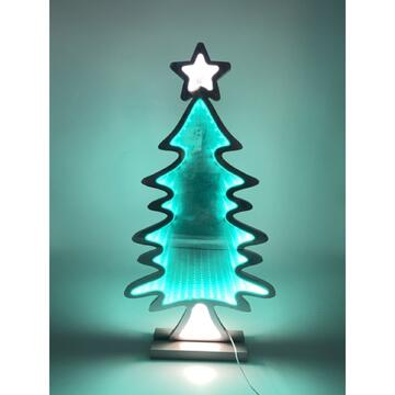 Pannello Luminoso 114 Led Albero di Natale H62cm