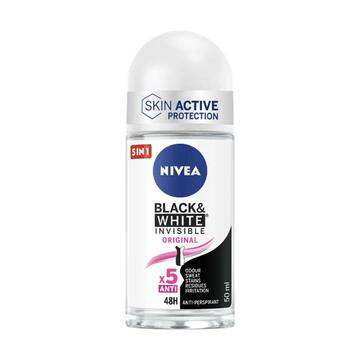 Deodorante roll-on Nivea invisible for black e white original 50 Ml