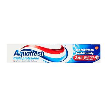 Dentifricio a tripla azione Aquafresh al gusto menta fresca 75 Ml