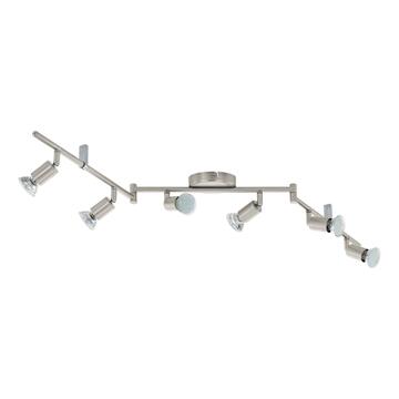 Lampadario plafoniera BUZZ-LED 6 faretti in metallo...