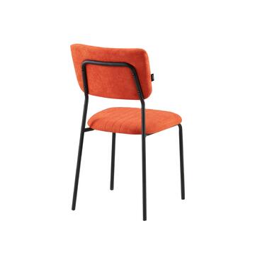 Sedia Moderna Plinia Arancio 53x84x43cm - Marino fa Mercato