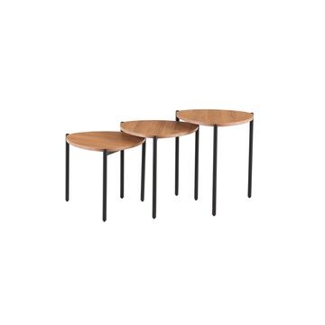 Set 3 Tavolini da Caffè Dain Rovere 50x40 + 50x46... - Marino fa Mercato