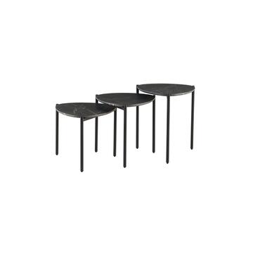 Set 3 Tavolini da Caffè Dain Cemento 50x40 + 50x46... - Marino fa Mercato