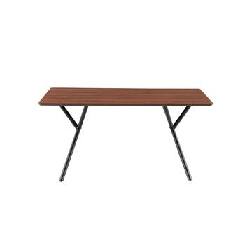 Tavolo da Pranzo Moderno Kralen Noce 160x90x75,5h cm - Marino fa Mercato