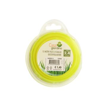 Filo per Decespugliatore 2,7 mm x 15 mt Giallo - Marino fa Mercato