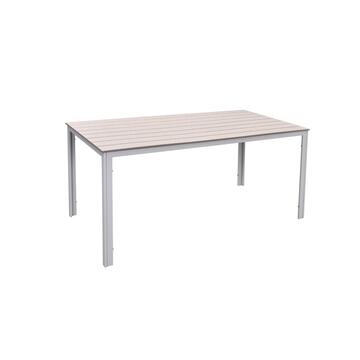 Tavolo da Esterno Rettangolare Blow Bianco/Beige 156x78